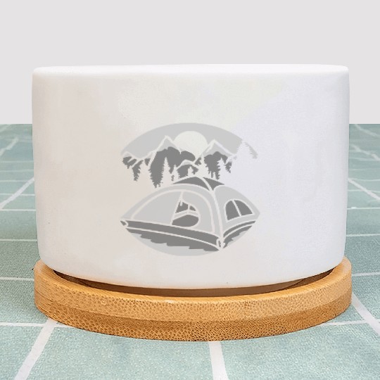 outdoor living mountains camping Plant Pots