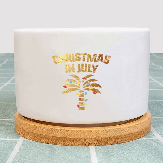 Christmas In July Beach Palm Xmas Tree Summer Plant Pots