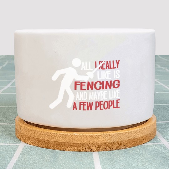 Really Like Fencing And A Few People Plant Pots