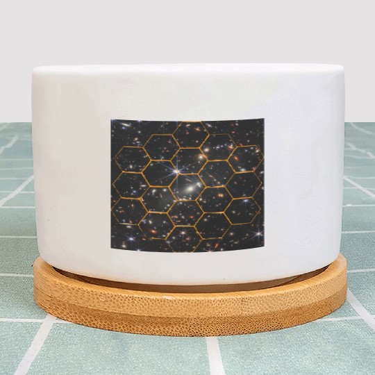 design of james webb space Plant Pots