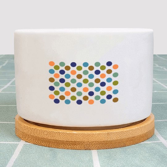 Dots - 1970's Autumn Spots Plant Pots