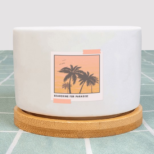 Searching for Paradise - Polaroid Picture Plant Pots