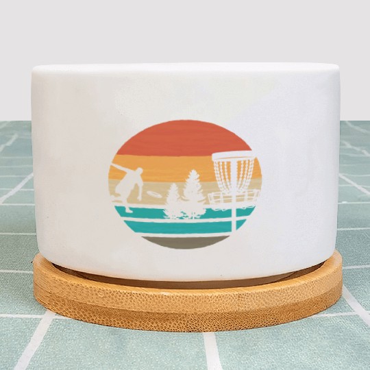 Vintage Frisbee Disc Golf Vintage Ultimate Frisbee Plant Pots