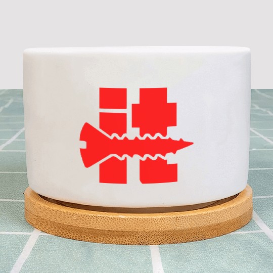 Screw IT ©WhiteTigerLLC.Com LIKE US ON FACEBOOK Plant Pots