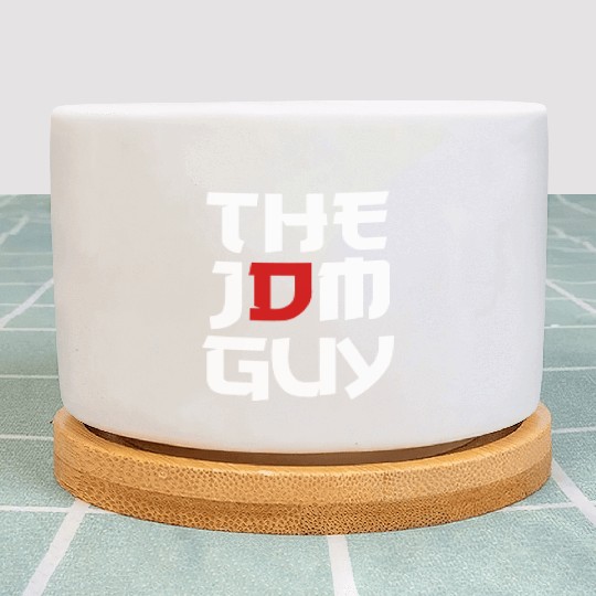 The JDM Guy japanese flag car lover drift race Plant Pots