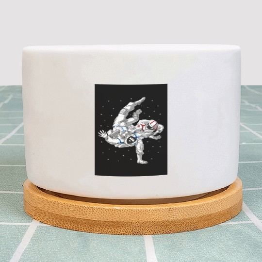 Astronauts Jiu-Jitsu Wrestling Plant Pots