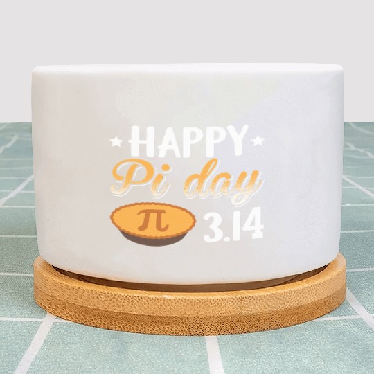 Happy Pi Day Plant Pots Love Math Funny Plant Pots