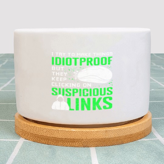 Cyber Security Suspicious Links Phishing Plant Pots