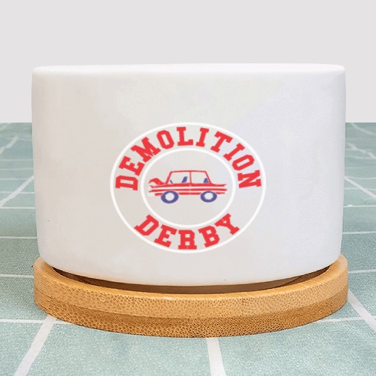 Demolition Derby Driver Demolition Derby Plant Pots