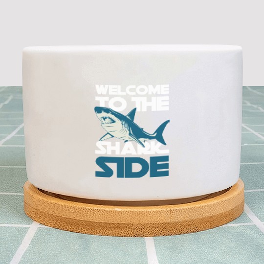 Great White Shark Shark Fin Sailing Tiger Shark Plant Pots