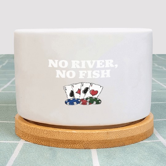 No River No Fish Gambler Casino Gambling Gaming Plant Pots