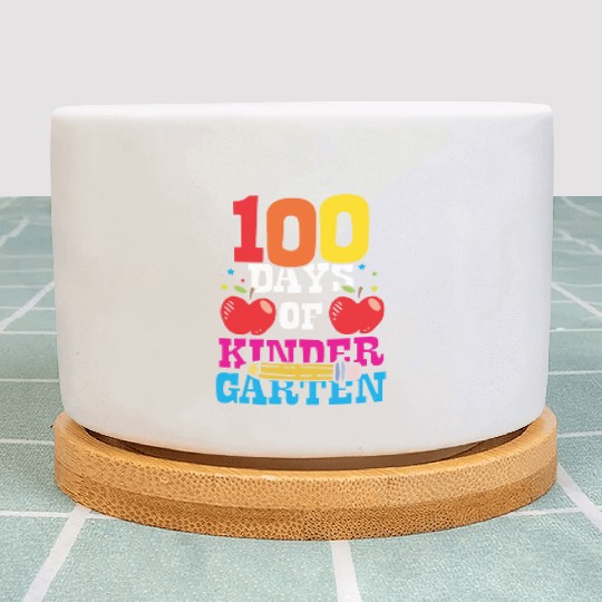 100 Days Of Kindergarten Sweet Cute Sayings Team Plant Pots