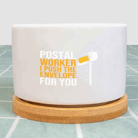 Postman Mailman Funny Postal Worker Plant Pots
