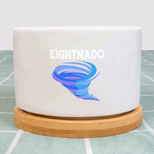 Eightnado Bday Party 8th Birthday Tornado Plant Pots