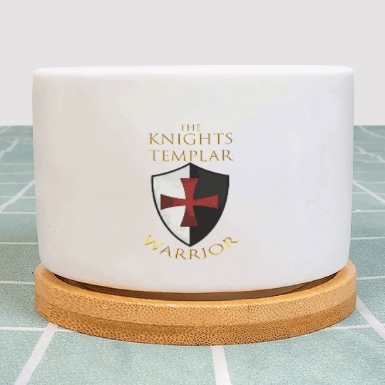 Knights Templar Christian Religious Warrior Oath Plant Pots