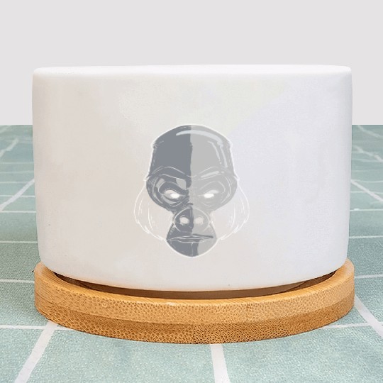 King Gorilla Zookeeper Gift Plant Pots