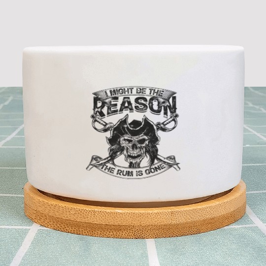 I might be the reason the rum is gone - alcoholic Plant Pots