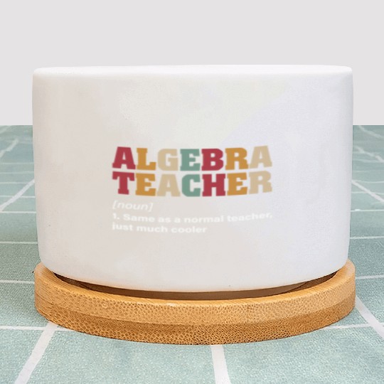 Math Teacher Algebra Teacher Noun Definition Plant Pots
