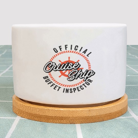 Funny Cruise Ship Buffet Inspector Partners Plant Pots