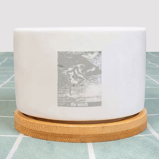 Vintage Occult The Witch Tarot Card Satanic Plant Pots