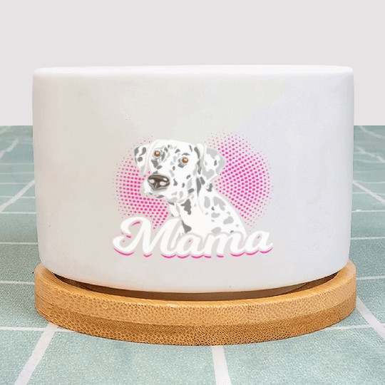 Mama Dalmatian Dog Lover Plant Pots