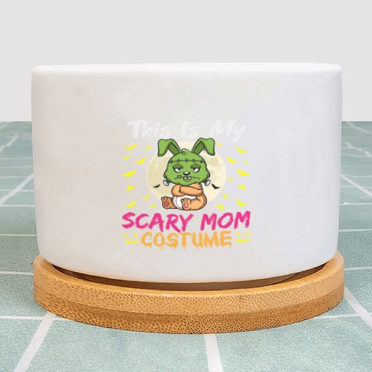 This Is My Scary Mom Costume Funny Halloween Plant Pots