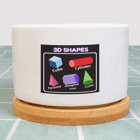 Preschool Homeschool,Learn Shapes For Kids Plant Pots