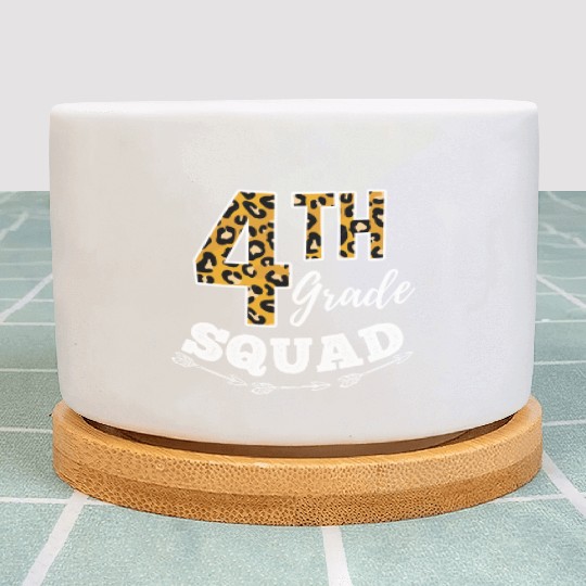 4th Grade Squad Leopard 4th Grade Teacher Plant Pots