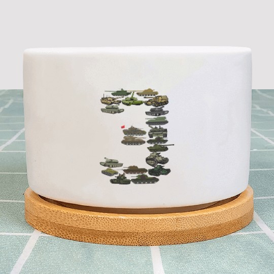 Military Tank Battle Truck For 3 Year Old Boys Kid Plant Pots