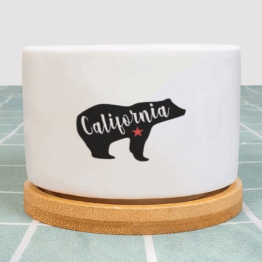 California Bear Flag Plant Pots