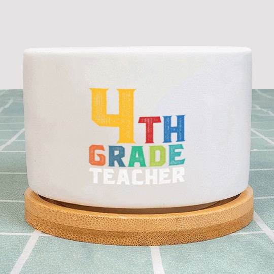 4th Grade Teacher Plant Pots