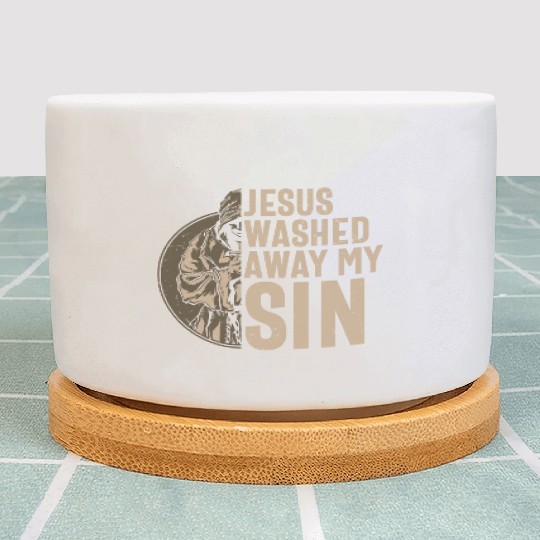 Christian Sayings Plant Pots