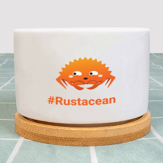 I'm a Geek Rust programmer - Call me Rustacean Plant Pots
