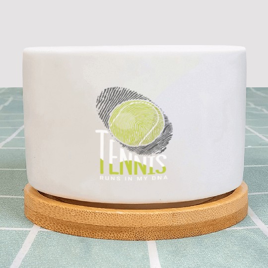 Tennis Player Present Tennis Club Coach Sport Plant Pots