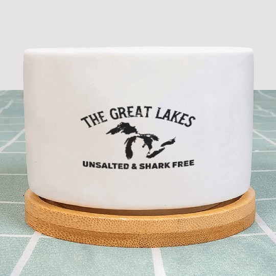The Great Lakes Unsalted Shark Free Michigan Vinta Plant Pots
