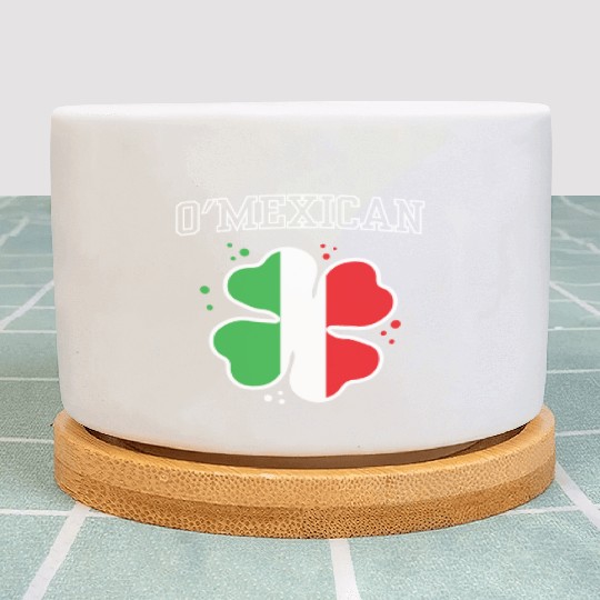 O'mexican Ireland St. Patricks Day Irish Gaelic Plant Pots