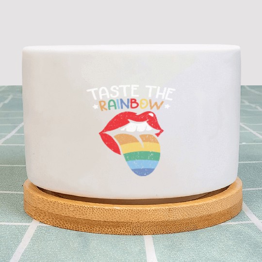 Taste The Rainbow Lover Rainbow Whisperer Plant Pots