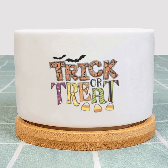 Trick or treat Funny Happy Halloween Pumpkin Spice Plant Pots