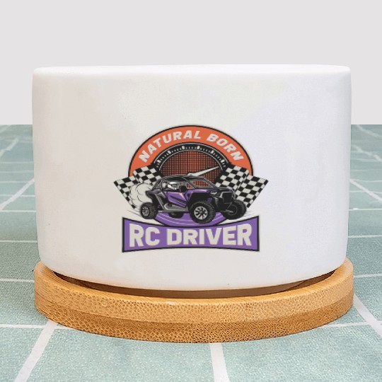 Natural Born RC car Driver Racer Remote Controlled Plant Pots