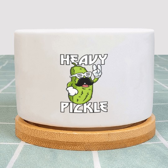 Heavy Pickle Metal Fan Metalhead Plant Pots
