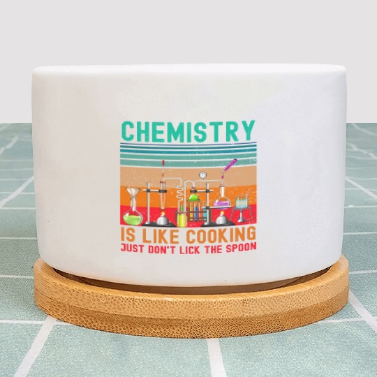 Funny chemistry lab chemical laboratory technician Plant Pots