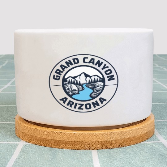 Grand Canyon Arizonna State Lovers Mountains Nature Plant Pots