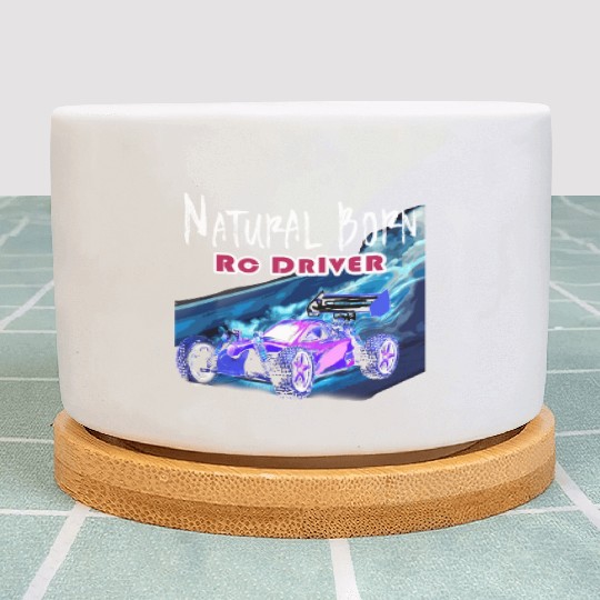 Natural Born RC car Driver Racer Remote Controlled Plant Pots