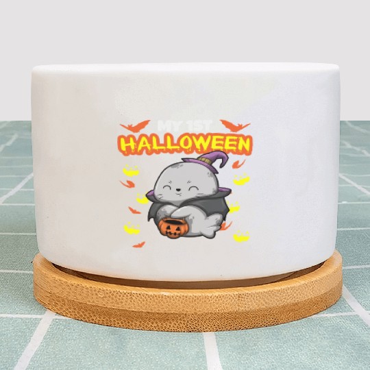 My First Halloween Scary Hallow's Eve Birthday Plant Pots