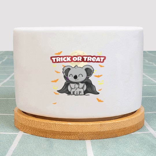 Trick Or Treat Scary Creepy Halloween Monster Plant Pots