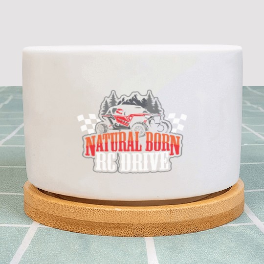 Natural Born RC car Driver Racer Remote Controlled Plant Pots