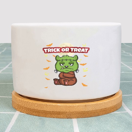 Trick Or Treat Scary Creepy Halloween Monster Plant Pots