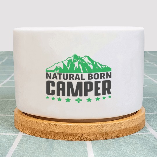 Natural Born Camper Plant Pots