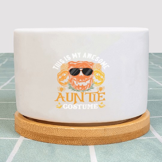 This Is My Awesome Auntie Costume Aunt Halloween Plant Pots