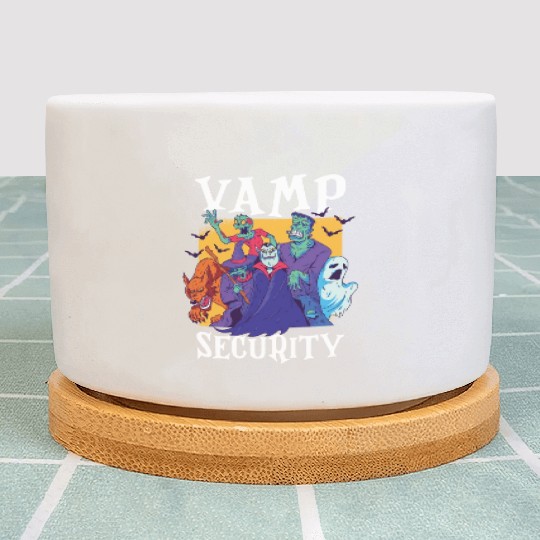 Vamp Security Funny Easy Halloween Costume Plant Pots